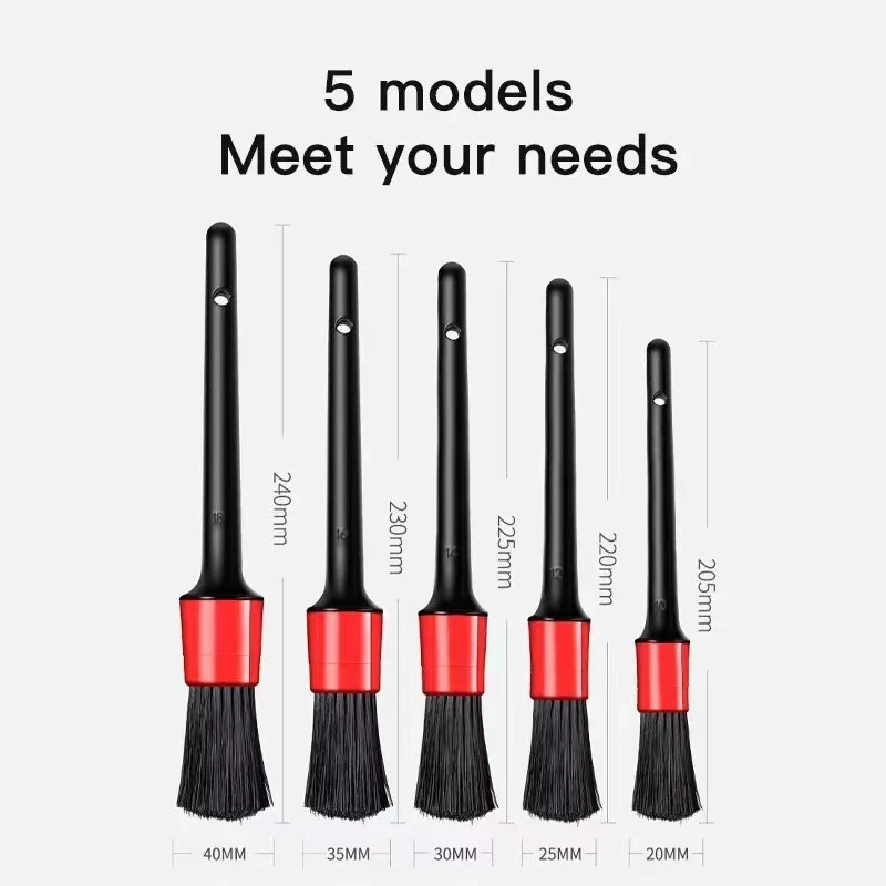 Interior Detailing Kit - 1/5pcs Export of Car Interior Brushes