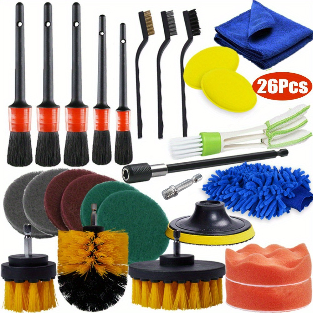 26/17/13/5Pcs Detailing Brush  - Interior Detailing Kit recension och pris