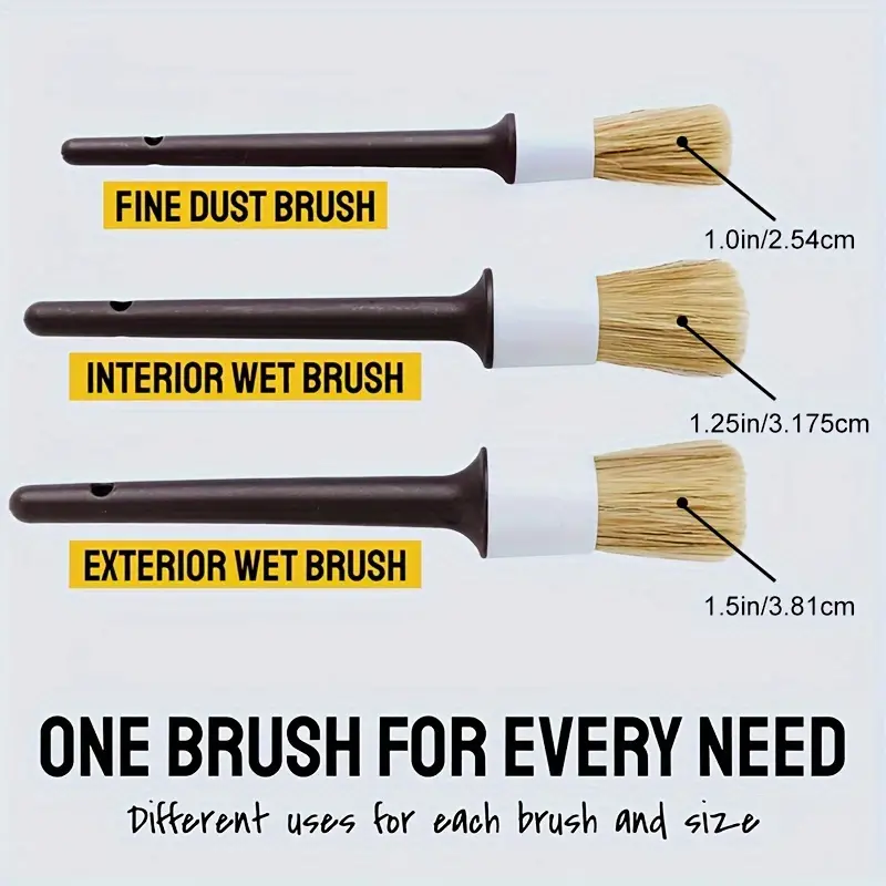 Car Detailing Brush Set Car Cl - Interior Detailing Kit recension och pris