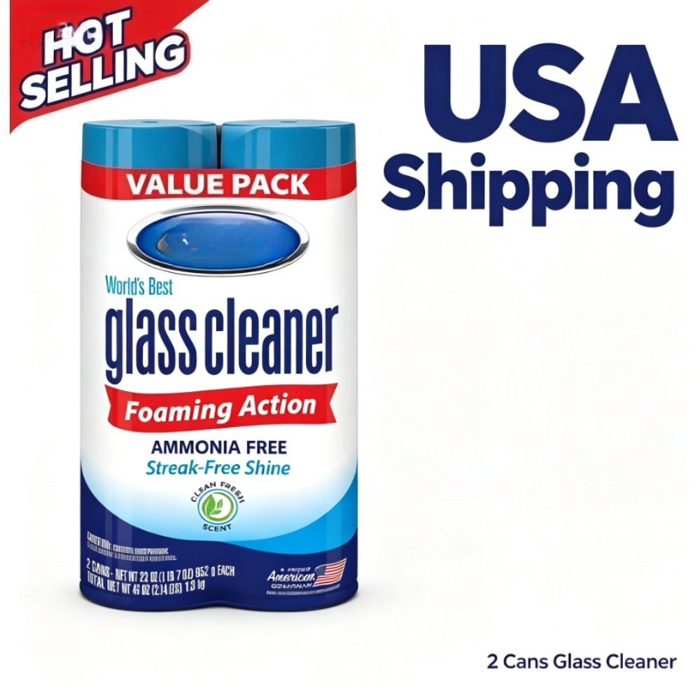 Glass Cleaner Foaming Aerosol  - Glass Cleaner Streak recension och pris