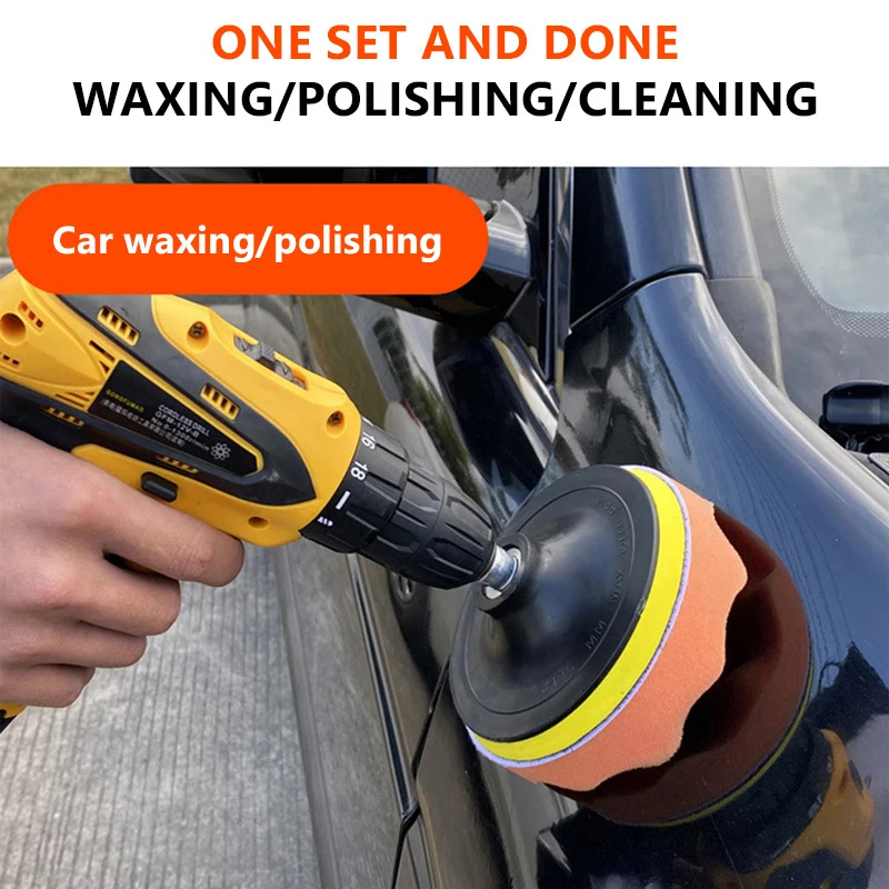 6pcs/set Car Polishing Sponge  - Polish Pad Set Buffer recension och pris