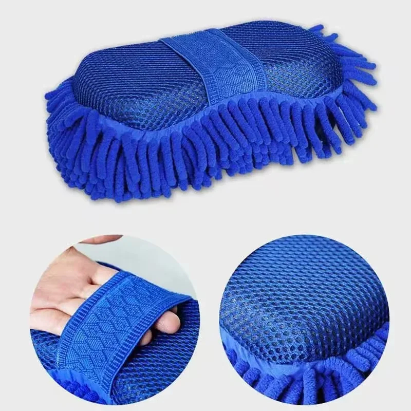 1/2Pcs Blue Microfiber Chenill - Interior Detailing Kit recension och pris