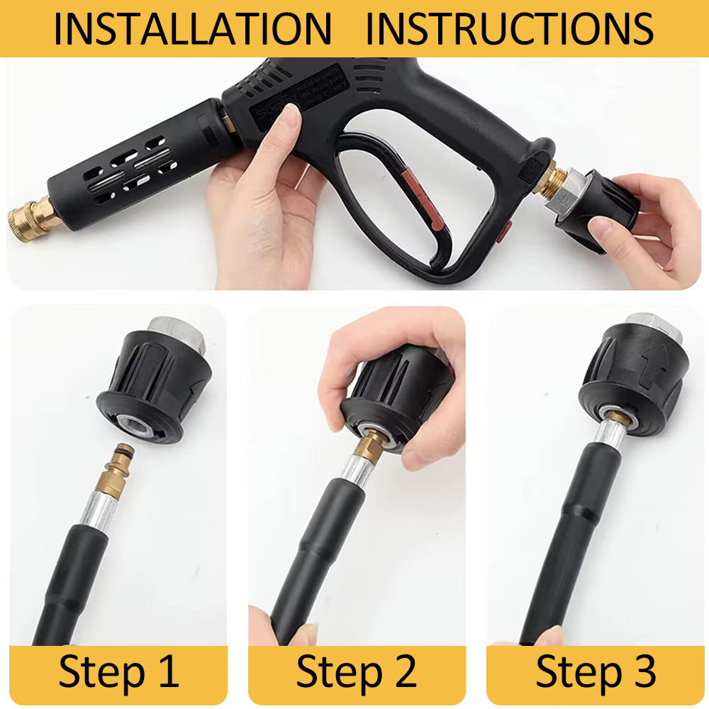 Pressure Washer Hose Connector - Foam Cannon Car Wash recension och pris