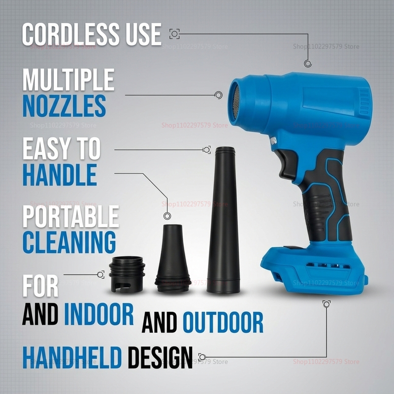 Brushless Turbojet Fan Cordles - Dryer Car Blower recension och pris